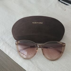Tom Ford Brown Cat-Eye Sunglasses